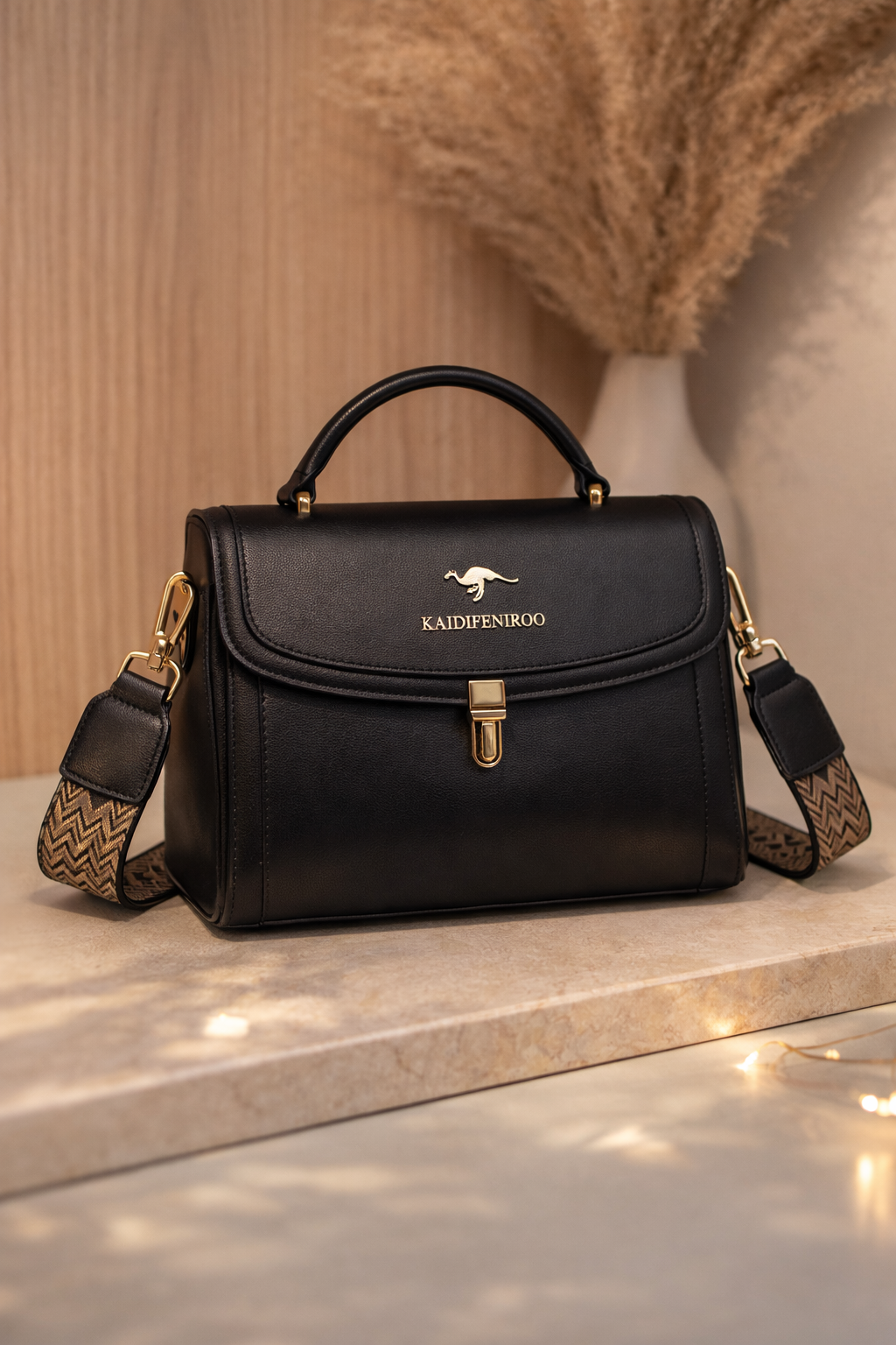 Designer Leather Shoulder Bag