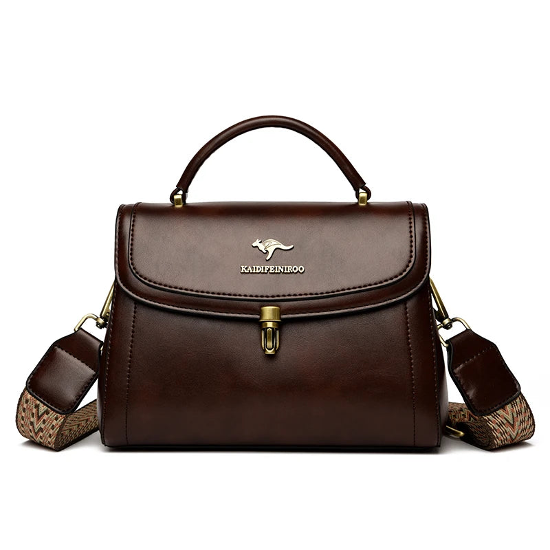 Designer Leather Shoulder Bag