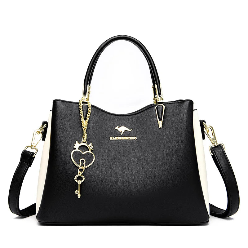 Luxury Leather Shoulder Tote