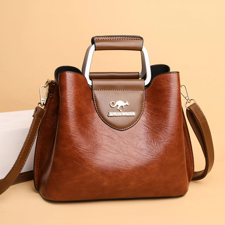 Iconic Leather Handbag