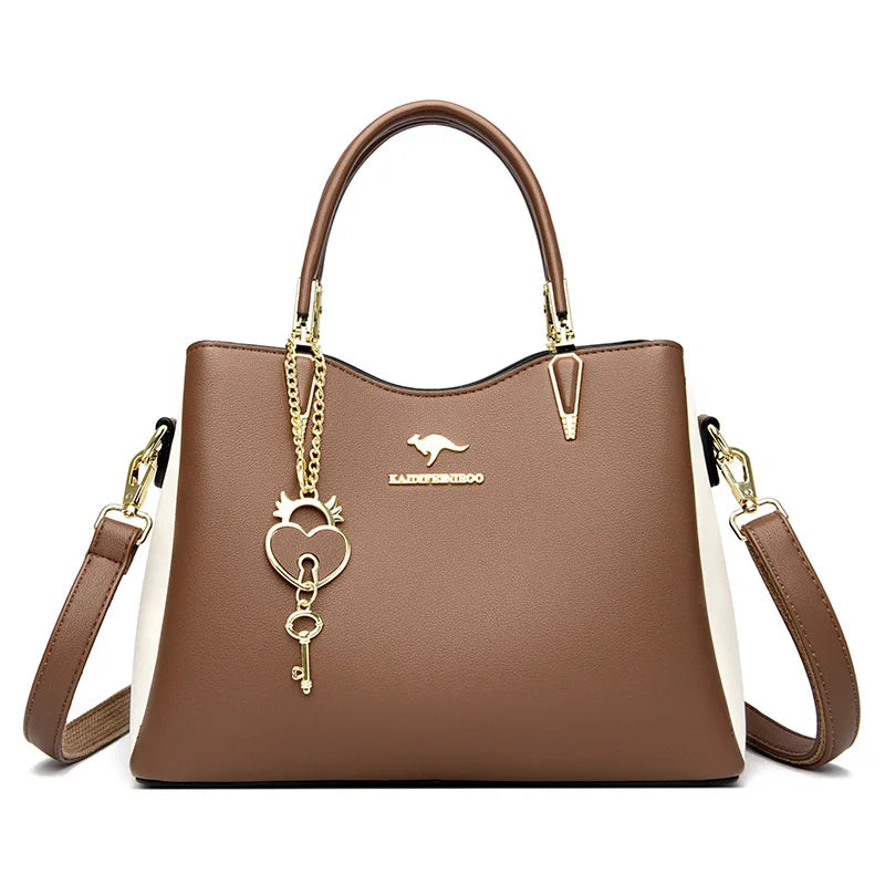 Luxury Leather Shoulder Tote
