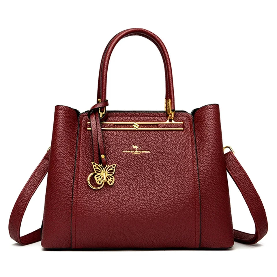 Soft Leather Luxury Tote