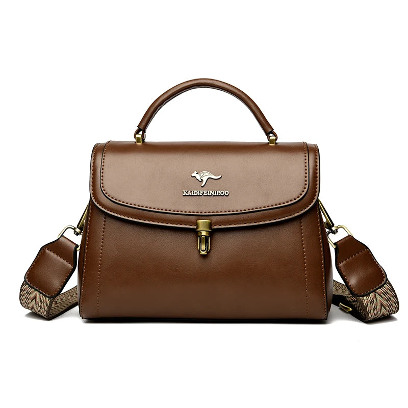 Designer Leather Shoulder Bag