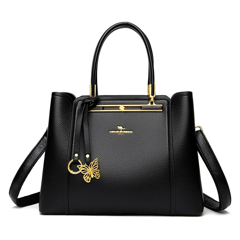 Soft Leather Luxury Tote